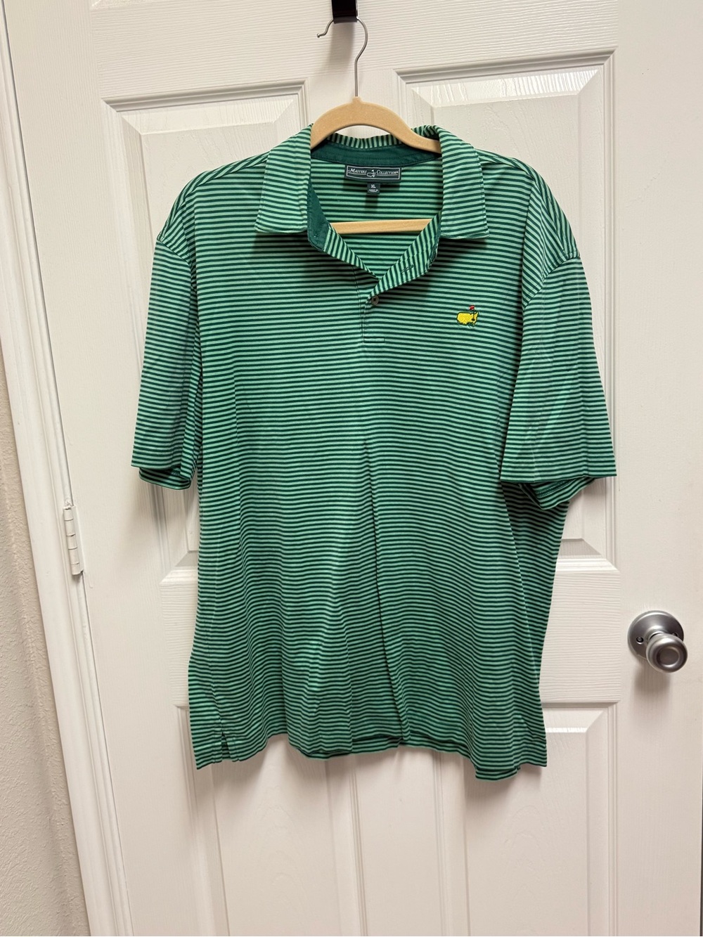 Masters Collection Striped Masters Polo